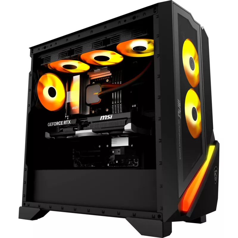 MSI MPG Infinite Z3 X3D Gaming-Desktop-PC, AMD Ryzen 7 7800X3D, 32GB DDR5, 1TB NVMe SSD, NVIDIA GeForce RTX 4070 Ti, Windows 11 Home, Schwarz