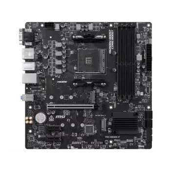 MSI PRO B550M-P Mainboard, AMD AM4, B550, Micro-ATX, 4x DDR4, 128GB Max, Dual M.2, Gigabit LAN