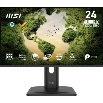 MSI PRO MP245PHGN E14 23.8-Zoll IPS 144Hz Full HD Monitor - Schwarz