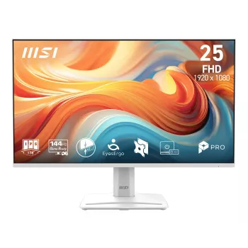 MSI PRO MP251W E14A 24,5 Zoll Full HD IPS 100Hz Office Monitor, Weiß