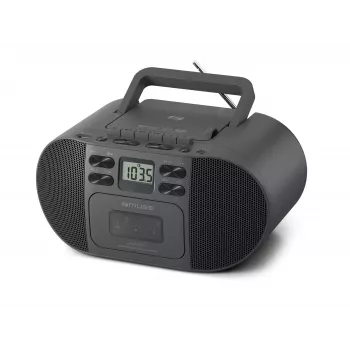 Muse M-188RDC CD-Boombox mit Bluetooth, FM-Radio, USB, Schwarz