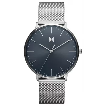 MVMT Herren Automatikuhr 28000089-D 42mm Edelstahlgehäuse Schwarzes Lederarmband