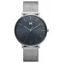 MVMT Herren Automatikuhr 28000089-D 42mm Edelstahlgehäuse Schwarzes Lederarmband