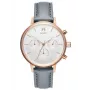 MVMT Damen Nova Chrono Uhr 38mm Roségold Edelstahl Grünes Leder D-FC01-RGGR