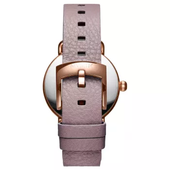 MVMT Damen Nova Chrono Uhr D-FR01-RGPU 36mm Roségold Edelstahl Lila Leder