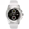 MyKronoz ZeTime Smartwatch Silber/Weiß Silikon Flach
