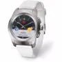 MyKronoz ZeTime Smartwatch Silber/Weiß Silikon Flach