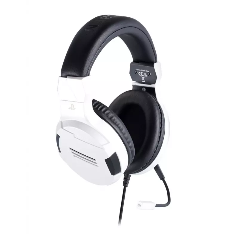 NACON PS4 Gaming-Headset V3 Weiß - Kabelgebundener Over-Ear-Kopfhörer mit Mikrofon für PlayStation 4, PC, Mobilgeräte