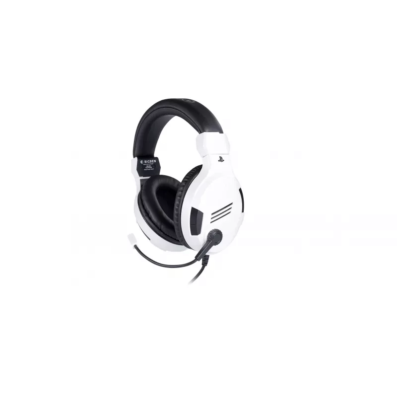 NACON PS4 Gaming-Headset V3 Weiß - Kabelgebundener Over-Ear-Kopfhörer mit Mikrofon für PlayStation 4, PC, Mobilgeräte