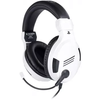 NACON PS4 Gaming-Headset V3 Weiß - Kabelgebundener Over-Ear-Kopfhörer mit Mikrofon für PlayStation 4, PC, Mobilgeräte