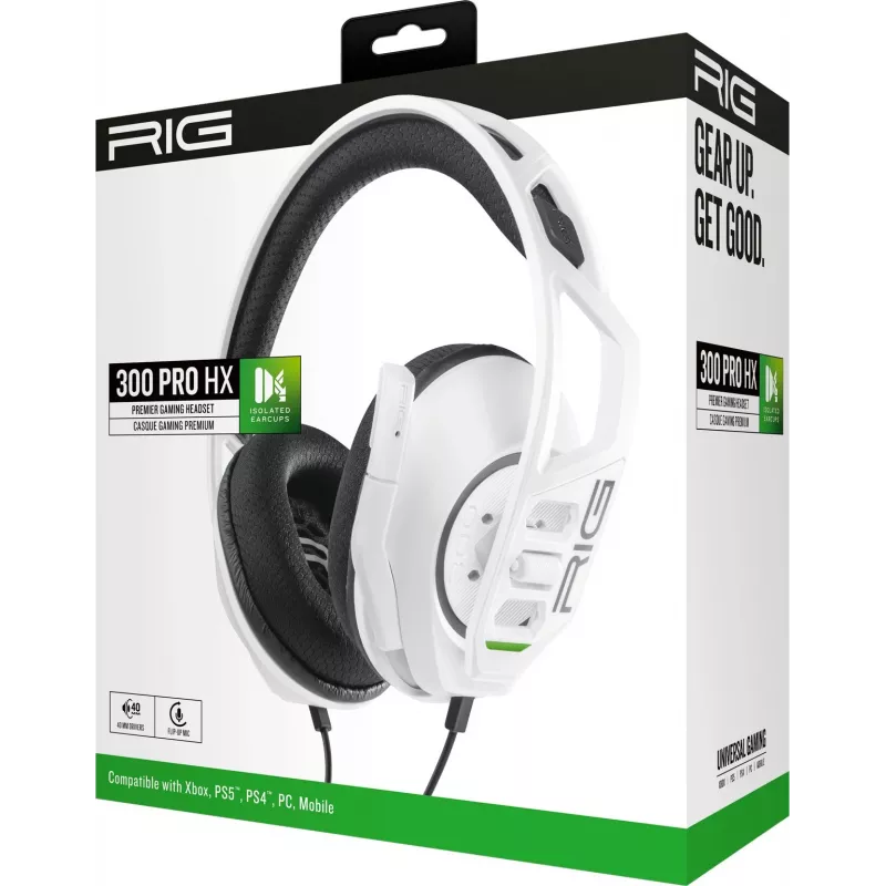 NACON RIG 300HX Gaming Headset für Xbox, Weiß