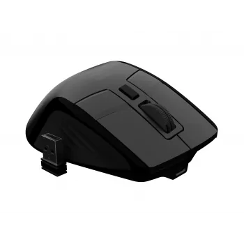 Natec Jaguar Pro Kabellose Gaming-Maus, 2,4 GHz + Bluetooth, 4000 DPI, Schwarz