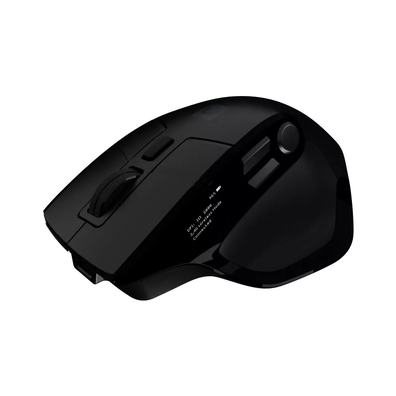 Natec Jaguar Pro Kabellose Gaming-Maus, 2,4 GHz + Bluetooth, 4000 DPI, Schwarz