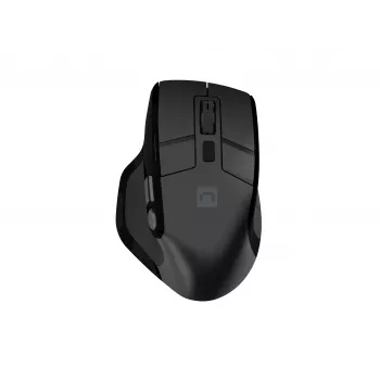 Natec Jaguar Pro Kabellose Gaming-Maus, 2,4 GHz + Bluetooth, 4000 DPI, Schwarz