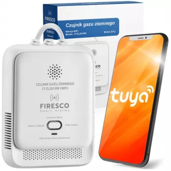 Erdgassensor Firesco JT-ZL2010W WiFi Tuya Smart Life