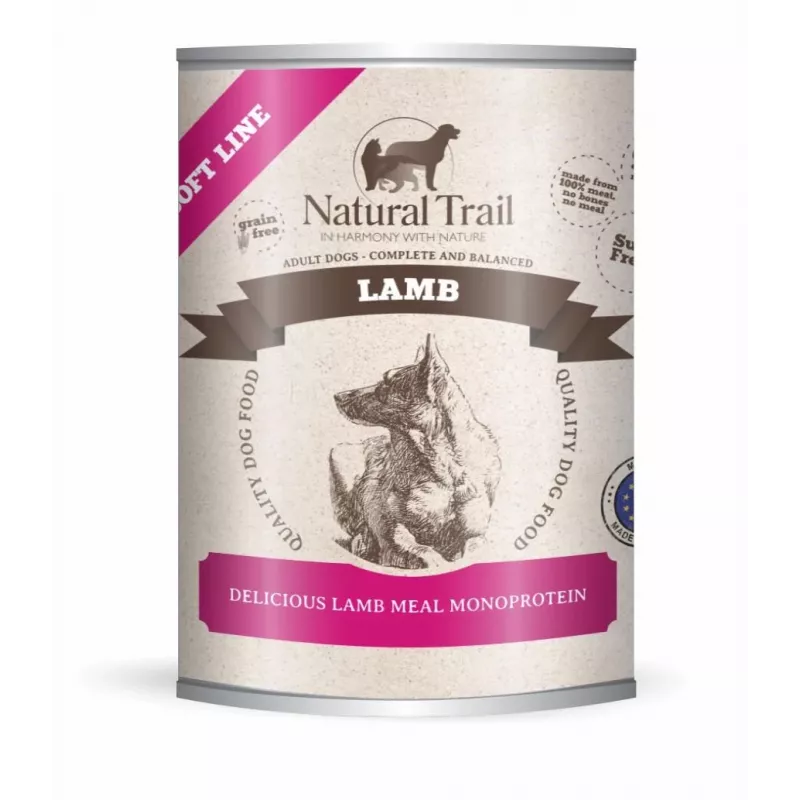 NATURAL TRAIL Lamb Soft Line Nassfutter für Hunde 800g