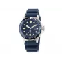 Nautica Coral Bay Herren-Taucheruhr NAPCBS304 43mm blaues Silikonarmband