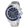 Nautica Herren NAPNOF303 Analog Quarzuhr 48mm Schwarzes Silikon