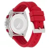 Nautica Herren Pacific Beach Chronograph Blaues Zifferblatt Silikonarmbanduhr NAPTCF205