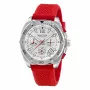Nautica Herren Pacific Beach Chronograph Blaues Zifferblatt Silikonarmbanduhr NAPTCF205