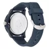 Nautica Herren Quarz-Chronograph Uhr NAPFWS302 45mm blaues Zifferblatt Silikonarmband