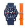 Nautica Herrenuhr NAPATS306 42,5mm Blaues Zifferblatt Silikonarmband