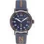 NAUTICA Herrenuhr NAPWLF919 40mm blaues Zifferblatt Silikonarmband