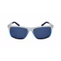 Nautica N3651SP-471 Herren Polarized Rechteck-Sonnenbrille - Schwarz