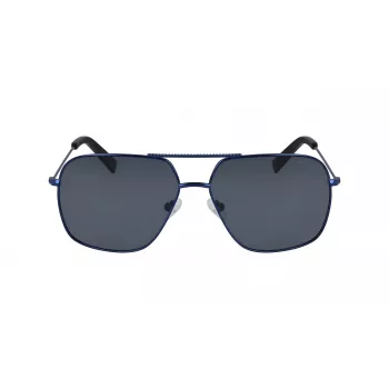 NAUTICA N4640SP-420 Herren-Sonnenbrille - Blauer Rahmen, graue Gläser, 60/15/145 mm