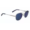 Nautica N4641SP-040 Herren Rechteckige Polarisierte Sonnenbrille - Matt Schwarzer Rahmen, Graue Gläser