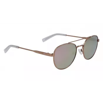 Nautica N4641SP-785 Herren Rechteckige Polarisierte Sonnenbrille, Braun Schildpatt, 53 mm