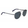 NAUTICA N4642SP-030 Herren Polarized Rechteckige Sonnenbrille Matt Schwarz 54mm