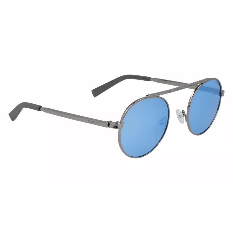 Nautica N4643SP-035 Herren Polarized Sonnenbrille - Schwarzer Rahmen Graue Gläser 51mm