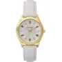 Nautica Damen Quarz Analog Uhr NAPVNC001 36mm Weißes Silikonarmband