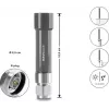 Navilock GNSS-Antenne N-Anschluss 18 dB aktiv Außenbereich Grau 10 cm (60738)