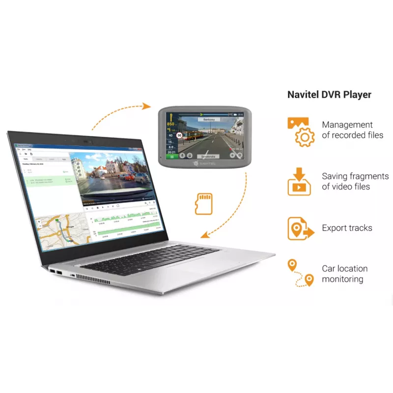 Navitel RE 5 DUAL Dual-Channel Dash Camera Full HD 1080p 2,35 inch IPS