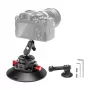 NEEWER CA013 Saugnapfhalterung mit 1/4 Zoll Schraube für Sportkameras (DJI Action, GoPro, Insta360)