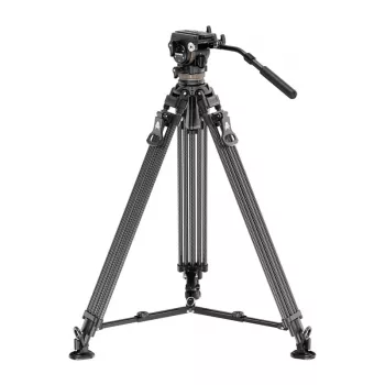 Neewer LL55 Carbon Fiber Video Tripod mit Ölkopf und Schnellspannverschluss