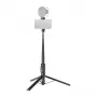 NEEWER PA992 Selfie Stick mit Schnellspann-Halterung (Schwarz)