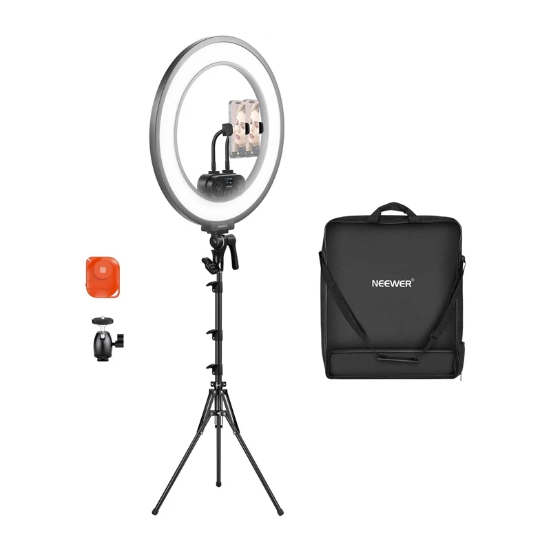 NEEWER RL45B 45W 18 inch Ultra-Thin LED Ring Light Kit