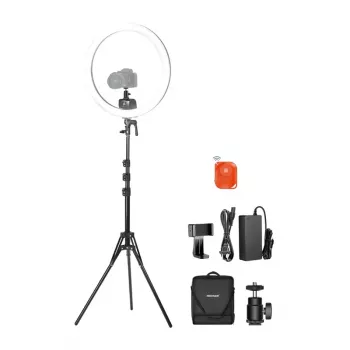 NEEWER SRP18C 17 cm Selfie-Kit mit rundem LED-Handylicht