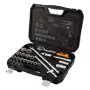 NEO TOOLS Steckschlüsselsatz 1/2 inch Antrieb, 25-teilig, satiniertes Chrom-Vanadium