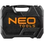 NEO Tools 10-042 1/4 Zoll Antrieb 46-teiliger Steckschlüsselsatz mit Bits und Zubehör