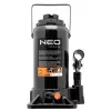 NEO TOOLS 10-456 Ersatz-Trinkflaschenverschluss für 10-455, Schraubverschluss mit Klappausgießer, BPA-frei, Schwarz