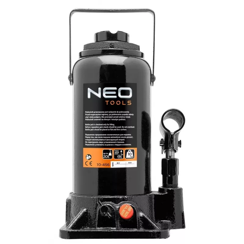 NEO TOOLS 10-456 Ersatz-Trinkflaschenverschluss für 10-455, Schraubverschluss mit Klappausgießer, BPA-frei, Schwarz