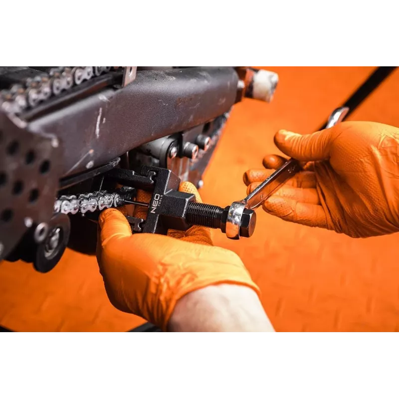 NEO TOOLS 10-505 Automatische Ratschen-Crimpzange für isolierte, nicht isolierte Kabelschuhe und Aderendhülsen 0,5-10 mm²