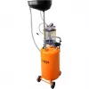 NEO TOOLS 10-811 Mobile pneumatische Öl-Absaugmaschine mit Kontrollbehälter, 80L Haupttank, 10L Sichtbehälter, 6-8 bar Luftdruck, 4 Lenkrollen