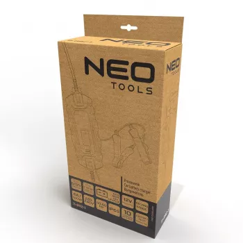 NEO Tools 11-892-1 Krokodilklemmen für Fahrzeugbatterieladegeräte, 15 A, 12 V/24 V, Paar