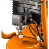 NEO TOOLS 12K010 Vertikaler ölgeschmierter Luftkompressor, 40 L Tank, 230 V, 1,5 kW, 8 bar, 206 L/min Ansaugleistung, Räder und Griff