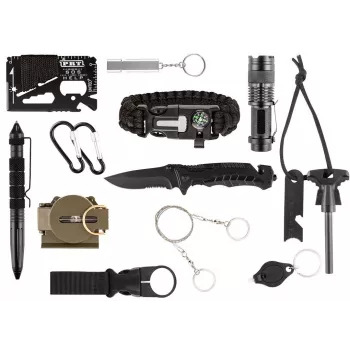 NEO TOOLS 14-in-1 Survival-Kit in Tasche